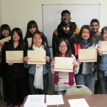 Krystal with her Fall 2013 GTA graduates