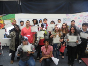Michele's graduates - including the spring breakers!